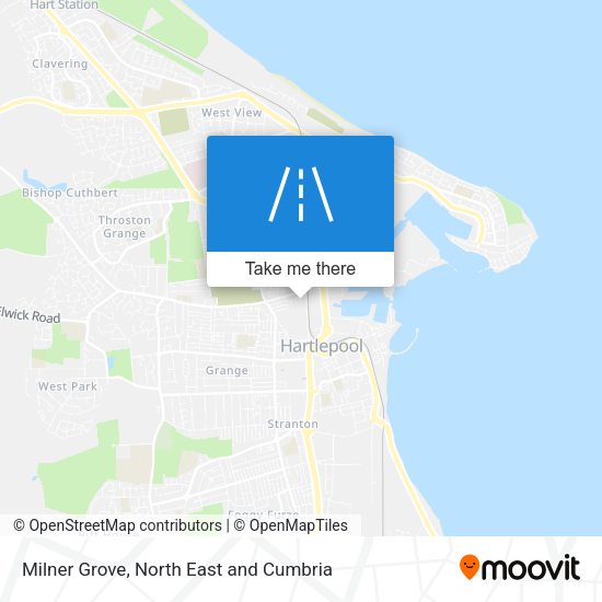Milner Grove map