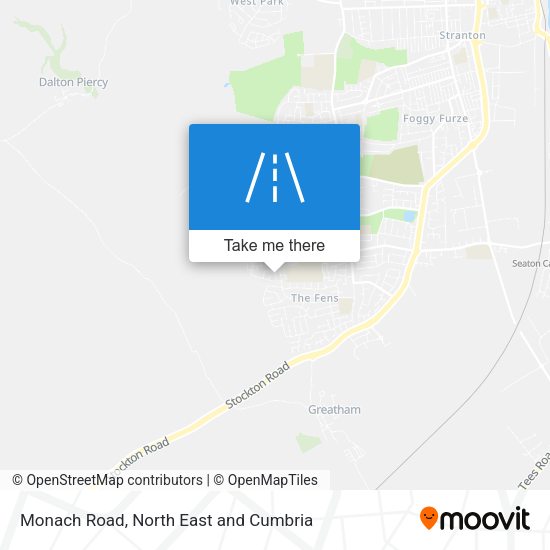 Monach Road map