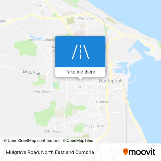 Mulgrave Road map