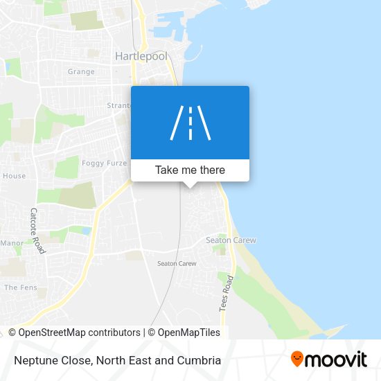 Neptune Close map