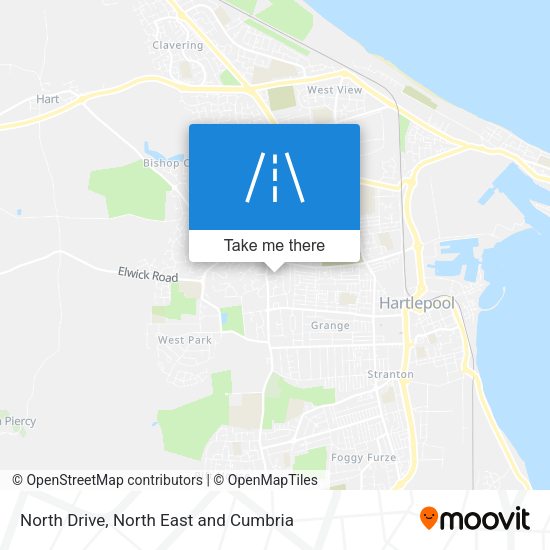 North Drive map