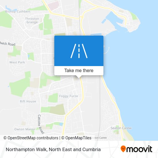 Northampton Walk map