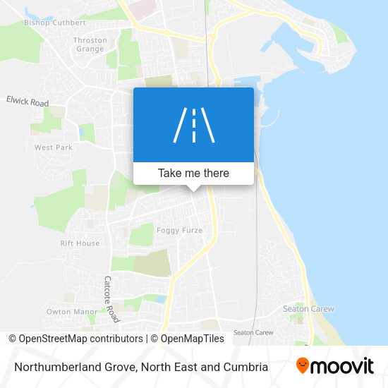 Northumberland Grove map
