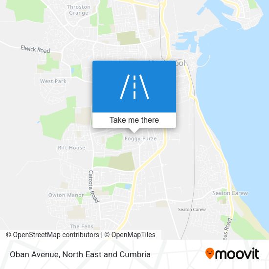 Oban Avenue map