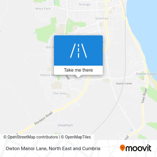 Owton Manor Lane map
