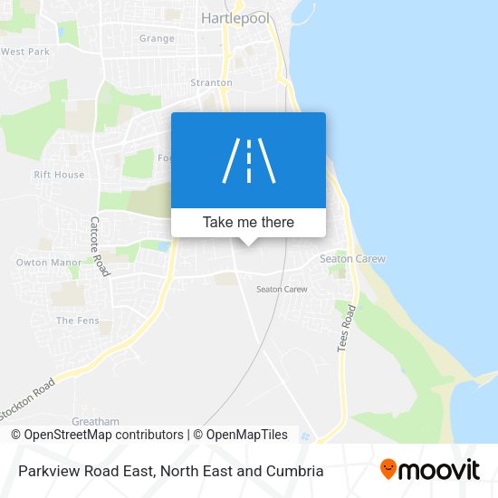 Parkview Road East map