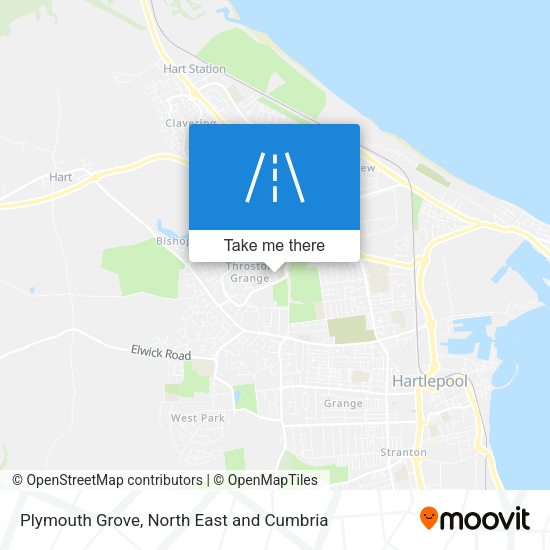 Plymouth Grove map