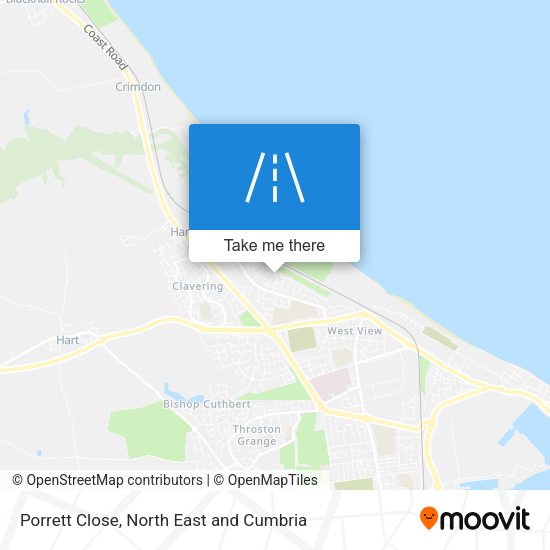 Porrett Close map