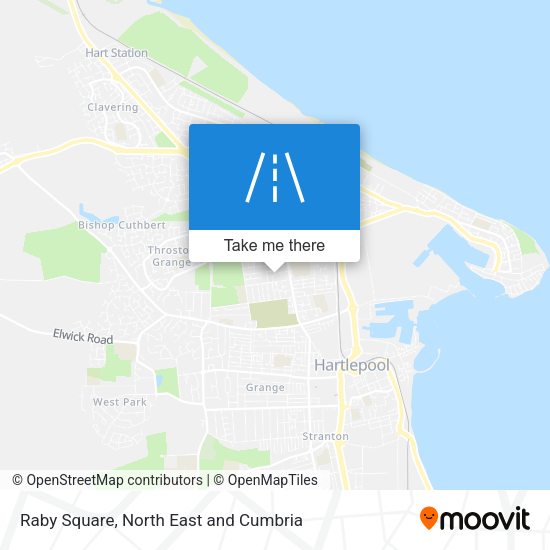 Raby Square map