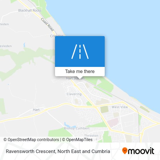 Ravensworth Crescent map