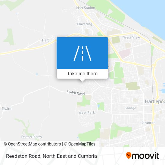 Reedston Road map