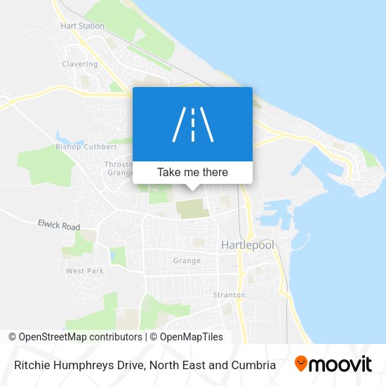Ritchie Humphreys Drive map