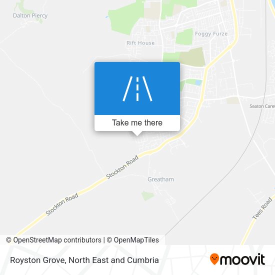 Royston Grove map