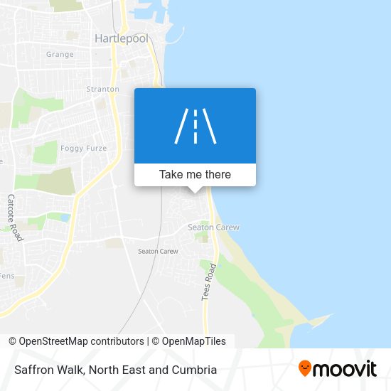 Saffron Walk map