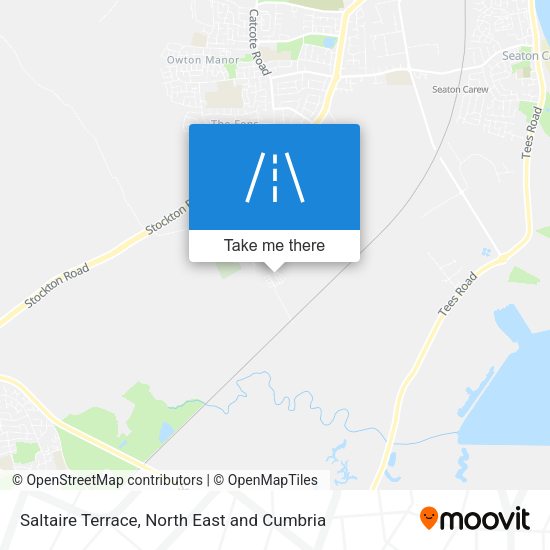 Saltaire Terrace map