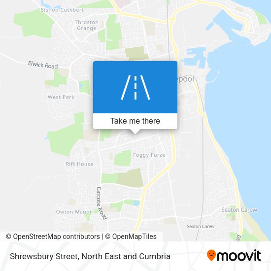 Shrewsbury Street map