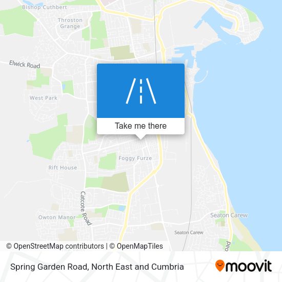 Spring Garden Road map