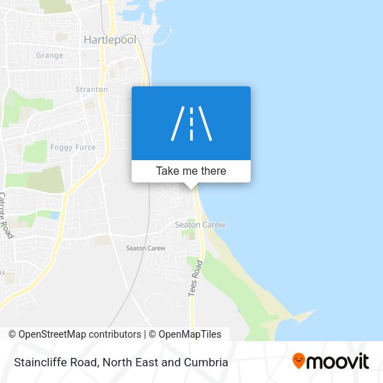 Staincliffe Road map