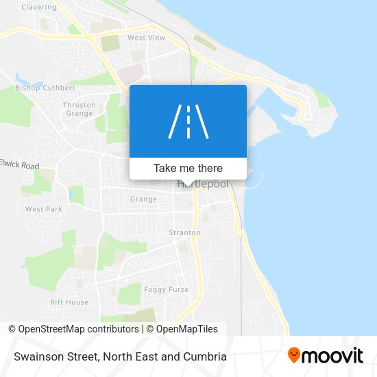 Swainson Street map
