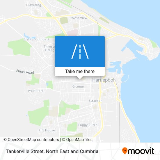 Tankerville Street map
