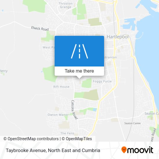 Taybrooke Avenue map