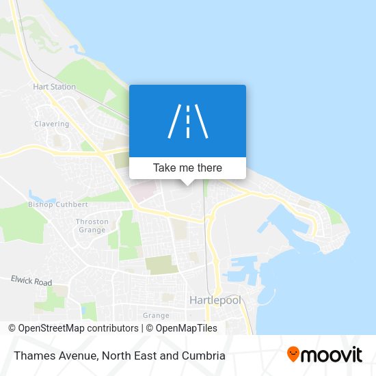 Thames Avenue map