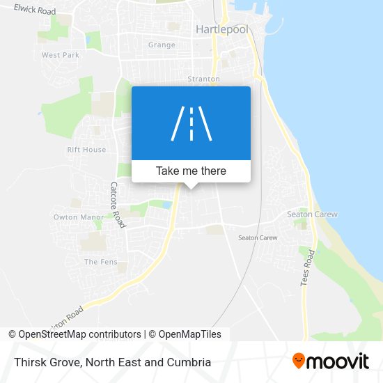 Thirsk Grove map