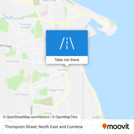 Thompson Street map