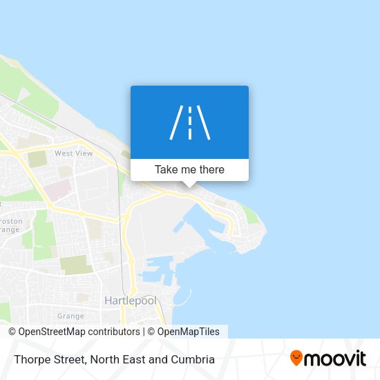 Thorpe Street map