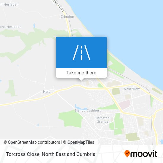Torcross Close map