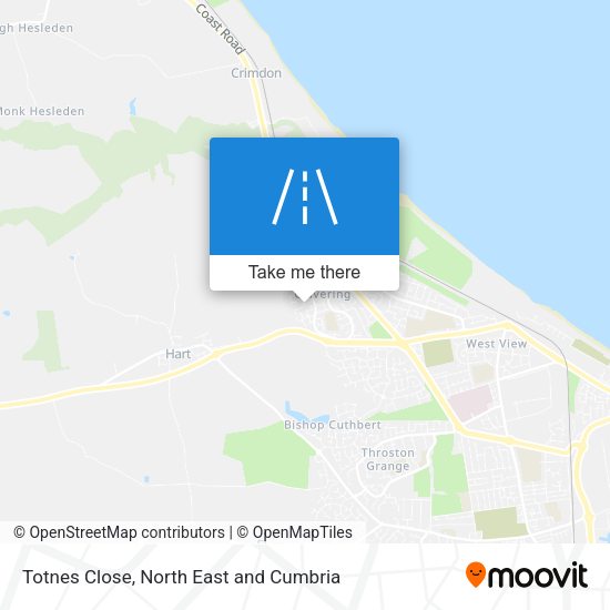 Totnes Close map