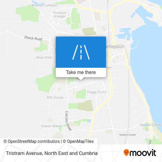 Tristram Avenue map
