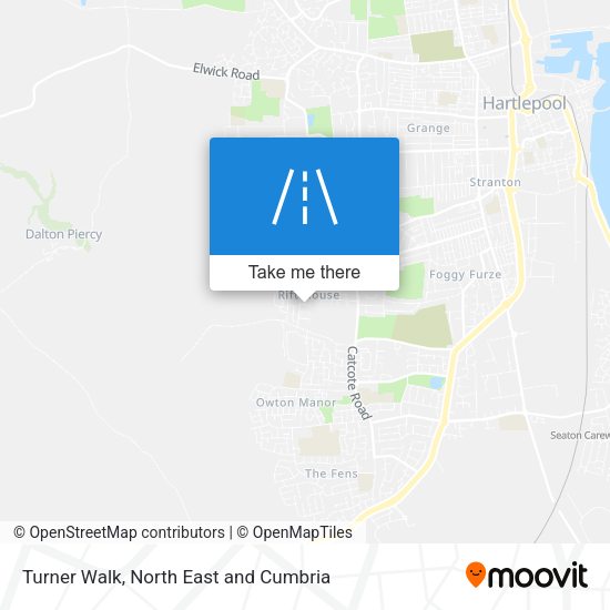 Turner Walk map