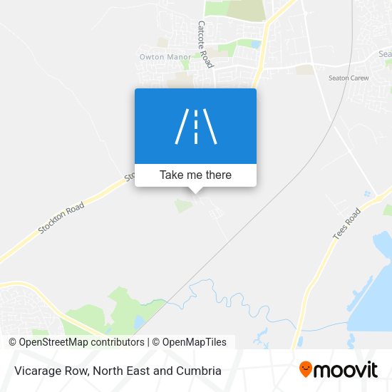 Vicarage Row map