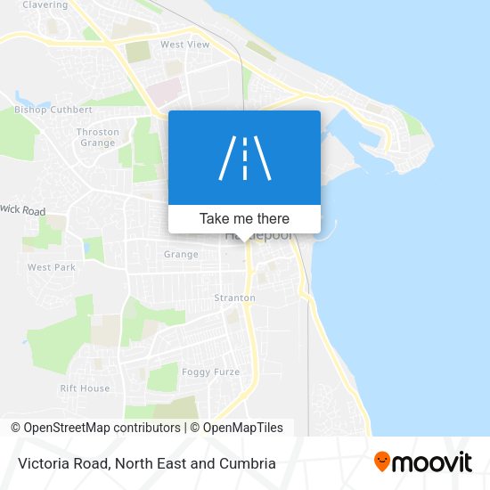 Victoria Road map