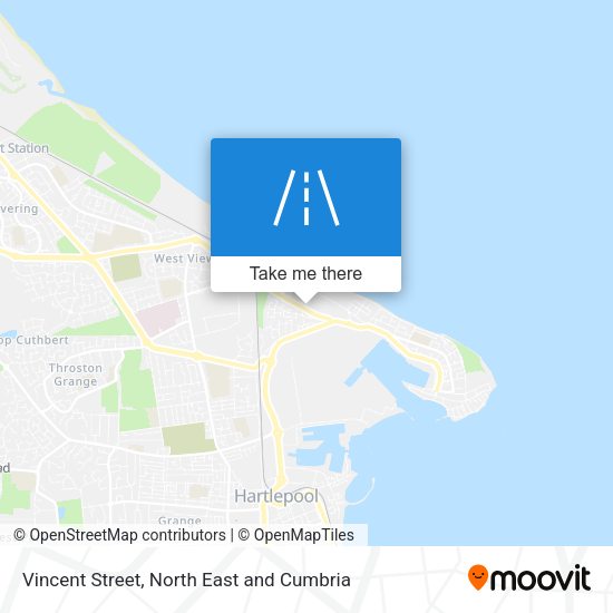 Vincent Street map