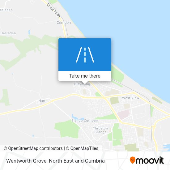 Wentworth Grove map