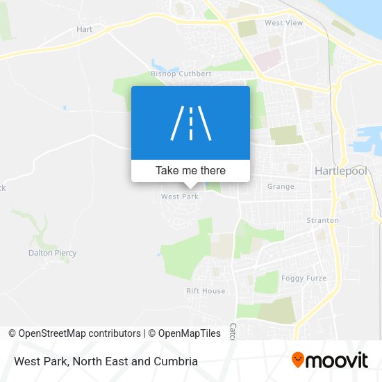 West Park map