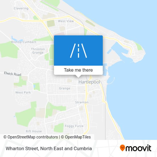 Wharton Street map