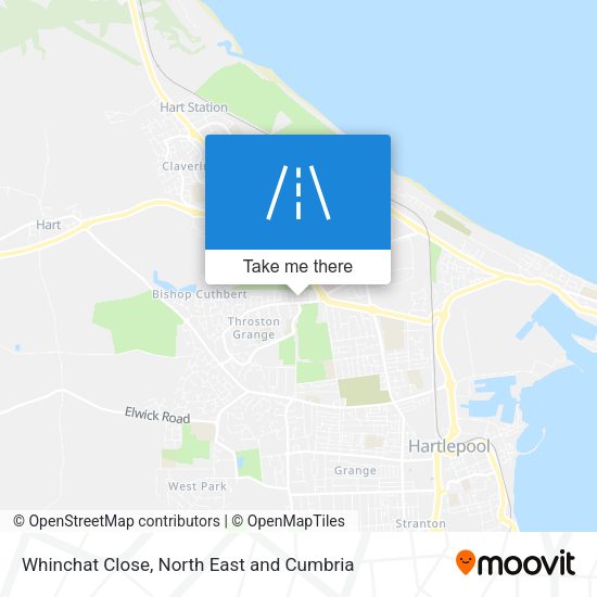 Whinchat Close map