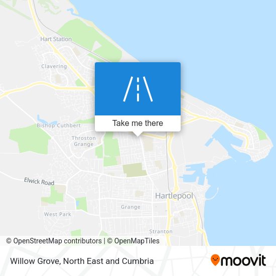 Willow Grove map