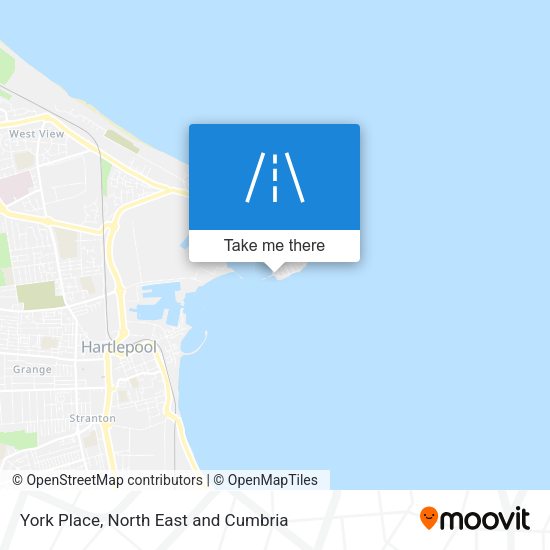 York Place map