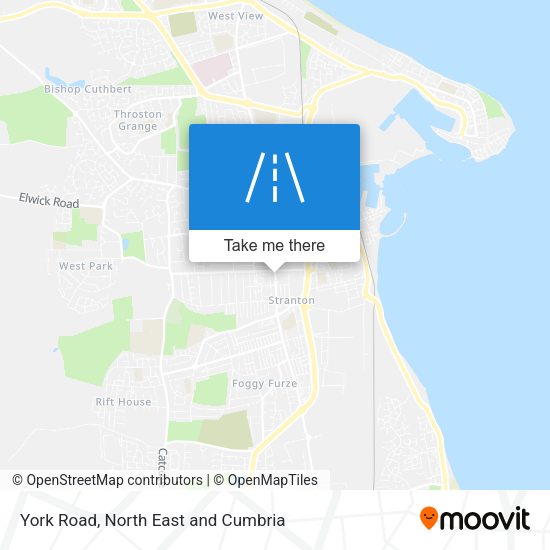 York Road map