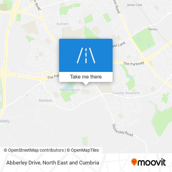 Abberley Drive map