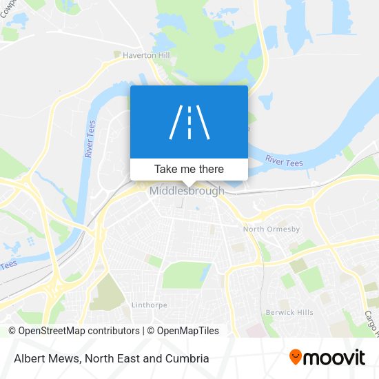 Albert Mews map