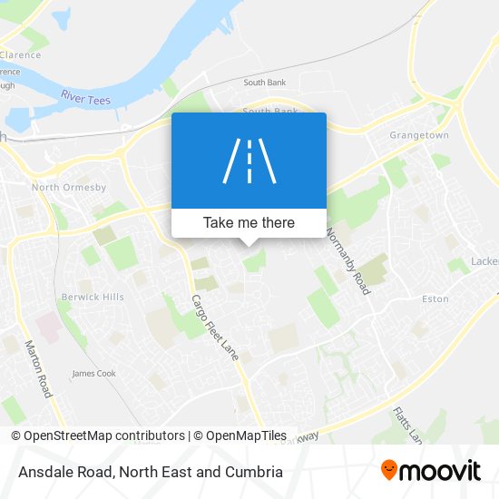 Ansdale Road map