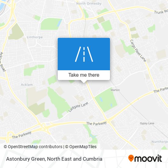 Astonbury Green map
