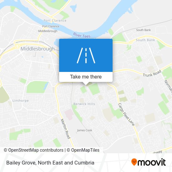 Bailey Grove map