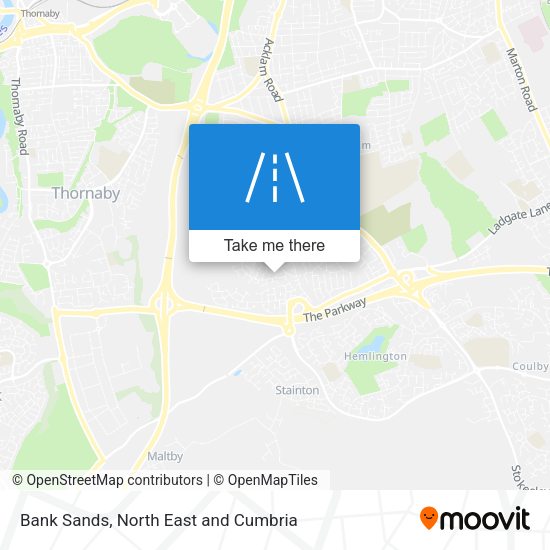 Bank Sands map