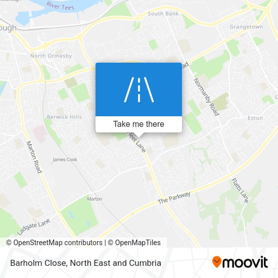 Barholm Close map